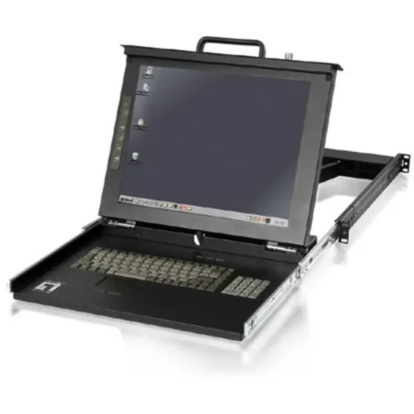 LevelOne 17″ LCD KVM Rack Console, German K/B