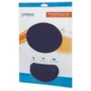 Manhattan Wrist Gel Support Pad and Mouse Mat, Blue, 241 × 203 × 40 mm, non slip base, Lifetime Warranty, Card Retail Packaging
