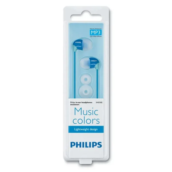 Philips SHE3582/28 headphones/headset Wired In-ear Blue, Turquoise