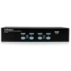 StarTech.com 4 Port Rack Mountable USB KVM Switch with Audio & USB Hub