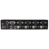 StarTech.com 4 Port Rack Mountable USB KVM Switch with Audio & USB Hub