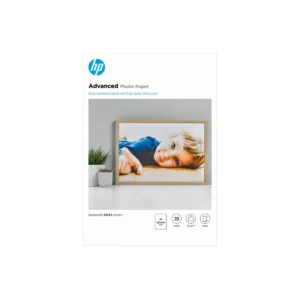 HP Advanced Photo Paper, Glossy, 250 g/m2, A3 (297 x 420 mm), 20 sheets