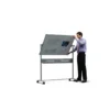 Nobo Impression Pro Steel Magnetic Mobile Whiteboard 1200x900mm