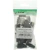 InLine Crimp Connector RJ45 8P8C shielded w. threader+bend protection, grey