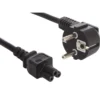 Sandberg 230V PC power cable. 2 pins to cloverleaf 1.8M