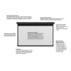 Multibrackets M 16:9 Motorized Projection Screen 300×168, 135″ Black Edition