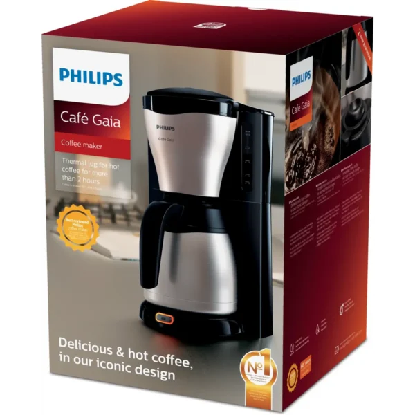 Philips Café Gaia Collection Café Gaia HD7546/20 Drip Filter Coffee Machine, thermo jug