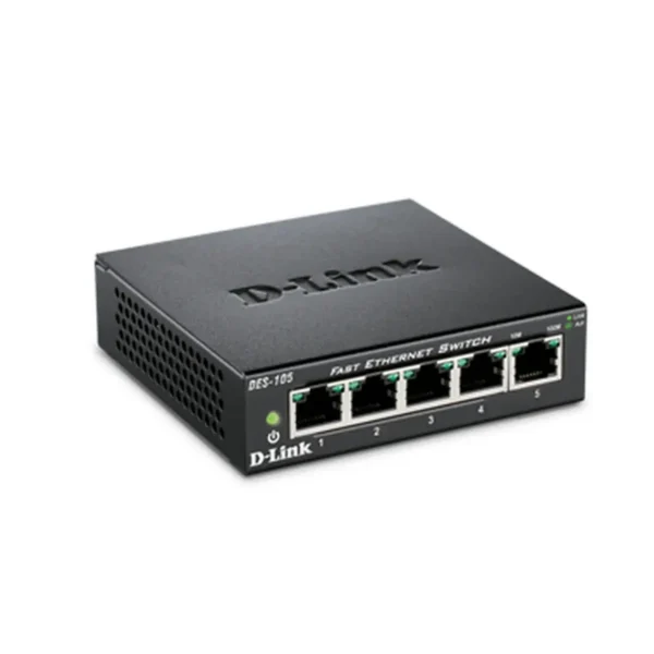 D-Link DES-105 network switch Unmanaged Black