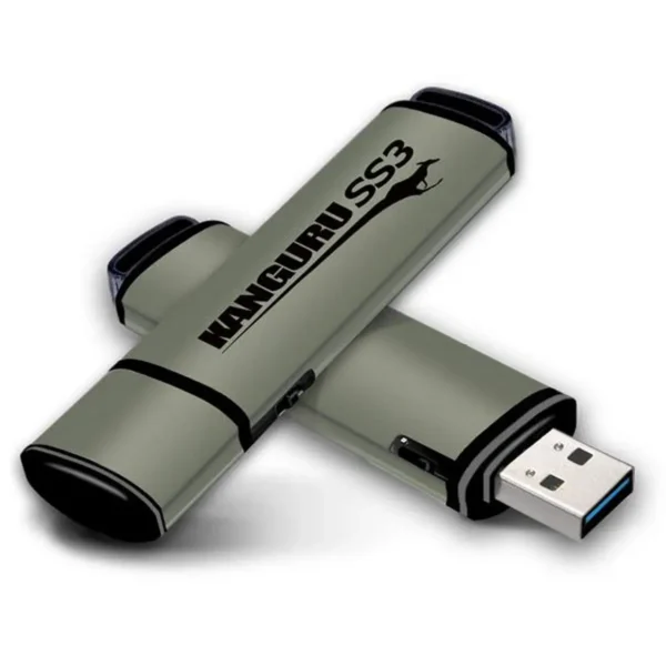 iStorage Kanguru SS3™ SuperSpeed USB3.0 16GB |Secure Flash Drive| Physical Write Protect Switch | Windows “Ready Boost” compatible | Simple Driverless Setup | Plug and Play