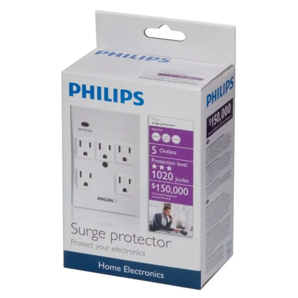 Philips SPP3050A/17 surge protector White 5 AC outlet(s)