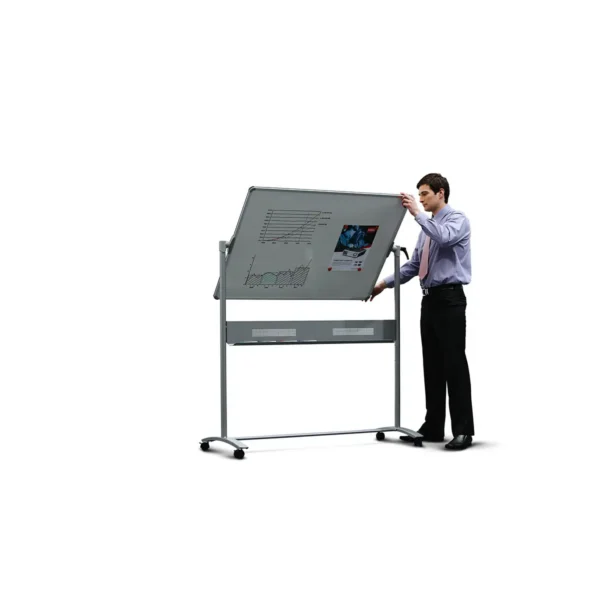 Nobo Impression Pro Enamel Magnetic Mobile Whiteboard 1500x1200mm