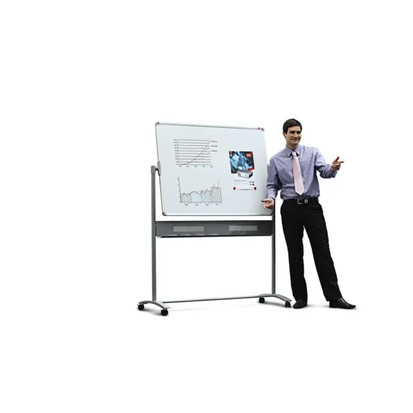 Nobo Impression Pro Enamel Magnetic Mobile Whiteboard 1500x1200mm