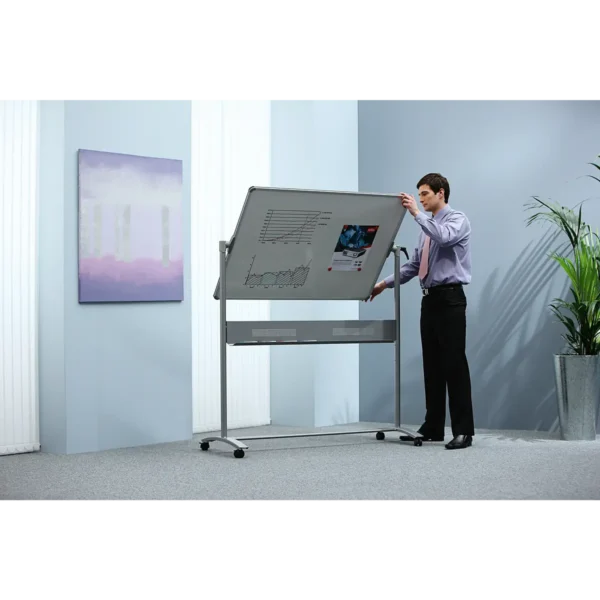 Nobo Impression Pro Enamel Magnetic Mobile Whiteboard 1500x1200mm