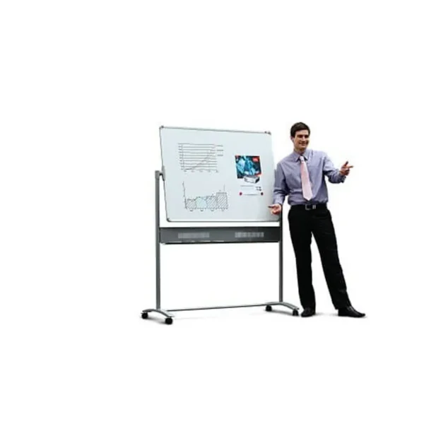 Nobo Impression Pro Enamel Magnetic Mobile Whiteboard 1500x1200mm