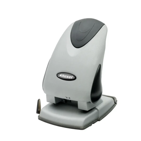 Rexel Hole Punch Precision 265 2 Hole 65 Sheet Silver/Black