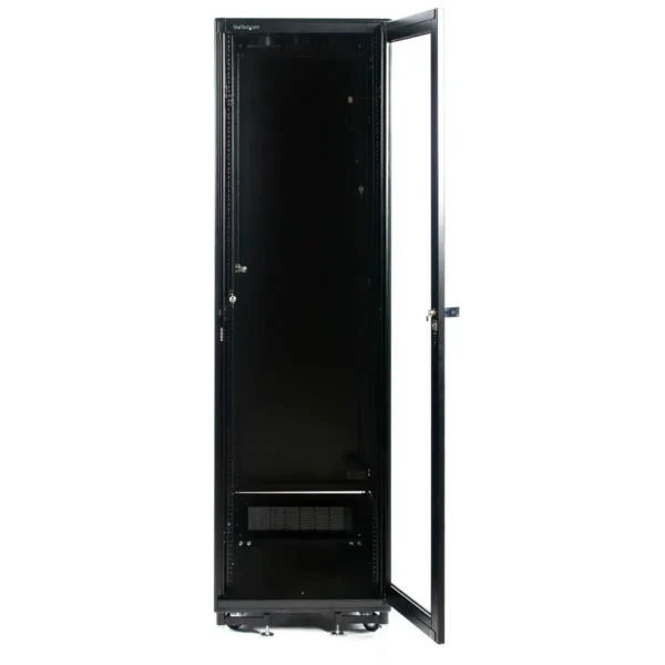 StarTech.com 41U Rack Enclosure Server Cabinet – 32.3 in. Deep – Built-in Fans