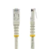 StarTech.com 5ft CAT6 Ethernet Cable – White CAT 6 Gigabit Ethernet Wire -650MHz 100W PoE RJ45 UTP Molded Network/Patch Cord w/Strain Relief/Fluke Tested/Wiring is UL Certified/TIA