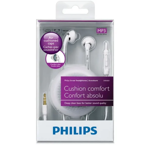 Philips SHE4501/28 headphones/headset Wired In-ear White