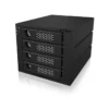 ICY BOX IB-554SSK 3x 5.25″ Storage drive tray Black