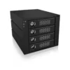 ICY BOX IB-554SSK 3x 5.25″ Storage drive tray Black