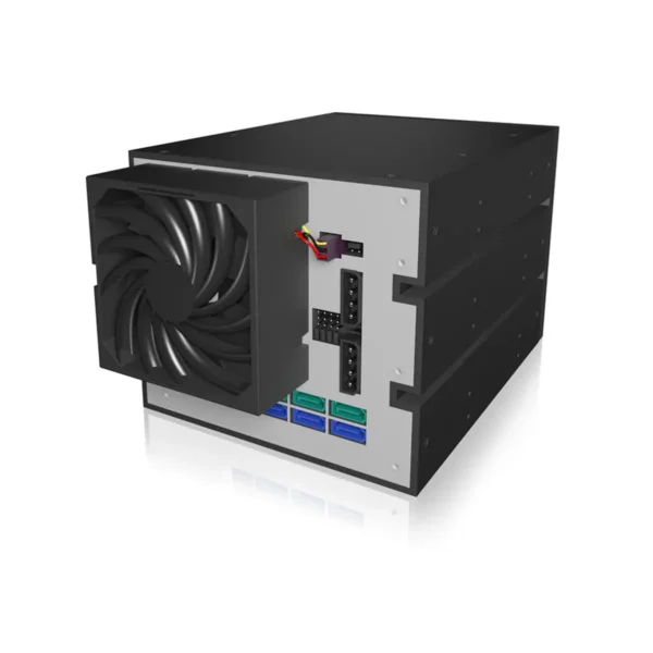 ICY BOX IB-554SSK 3x 5.25″ Storage drive tray Black