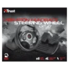Trust Compact Vibration Feedback Steering Wheel PC-PS2-PS3 GM-3200 Black Steering wheel + Pedals PC, Playstation 3