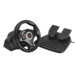 Trust Compact Vibration Feedback Steering Wheel PC-PS2-PS3 GM-3200 Black Steering wheel + Pedals PC, Playstation 3