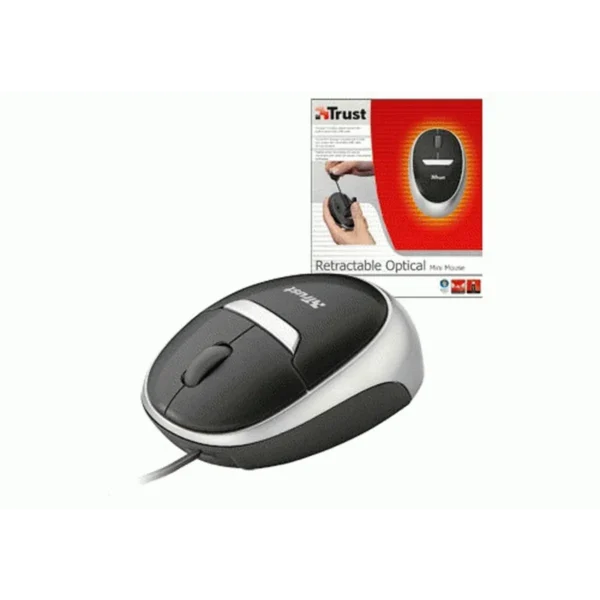 Trust Retractable Optical Mini MI-2850Sp mouse USB Type-A