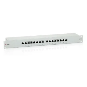 Equip 16-Port Cat.6 Shielded Patch Panel, Light Grey