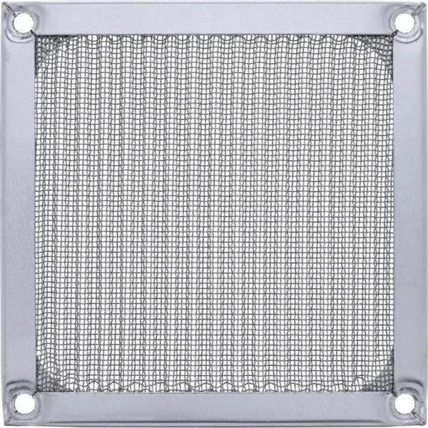 InLine Fan grid aluminium filter, 92x92mm