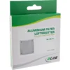 InLine Fan grid aluminium filter, 92x92mm