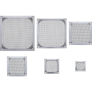 InLine Fan grid aluminium filter, 92x92mm