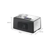 Unold 48806 ice cream maker Compressor ice cream maker 1.5 L 150 W Black, Stainless steel