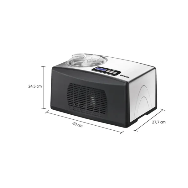 Unold 48806 ice cream maker Compressor ice cream maker 1.5 L 150 W Black, Stainless steel