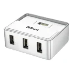 Trust 4 Port USB 2.0 Hub for Mac 480 Mbit/s White