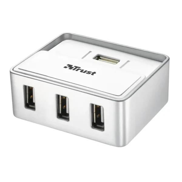 Trust 4 Port USB 2.0 Hub for Mac 480 Mbit/s White