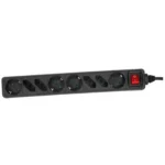 InLine 16483S surge protector Black 8 AC outlet(s) 230 V 3 m