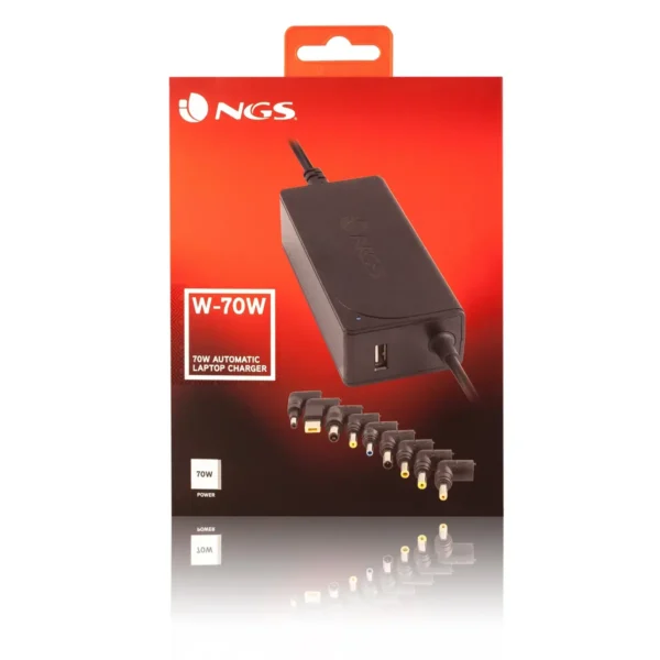 NGS W-70W power adapter/inverter Indoor Black
