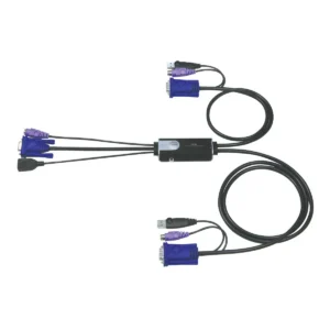 ATEN CS52 KVM switch Black