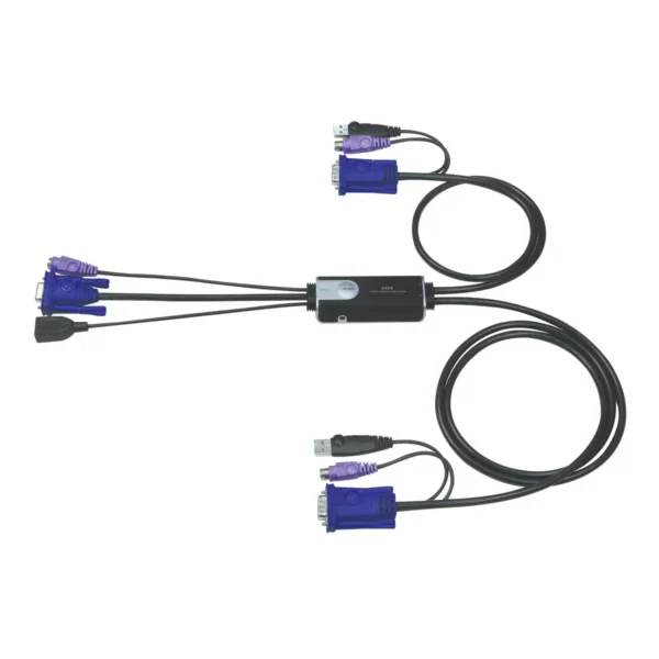 ATEN CS52 KVM switch Black