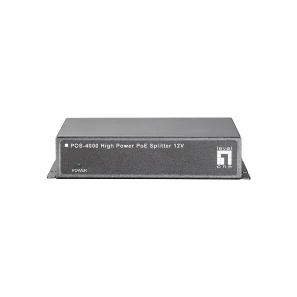 LevelOne Fast Ethernet High Power PoE Splitter, 12V DC Output