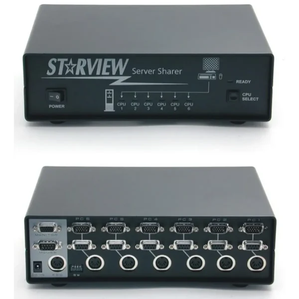 Neomounts SV621 KVM switch Rack mounting Black