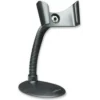 Manhattan Handheld Barcode Scanner Stand, Gooseneck with base, suitable for table mount or wall mountable, Black, Lifetime Warranty