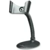 Manhattan Handheld Barcode Scanner Stand, Gooseneck with base, suitable for table mount or wall mountable, Black, Lifetime Warranty