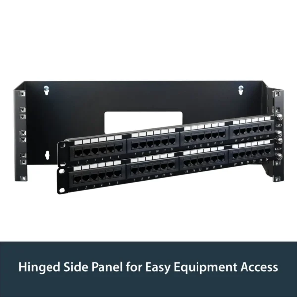 StarTech.com 4U 19in Hinged Wall Mounting Bracket for Patch Panels