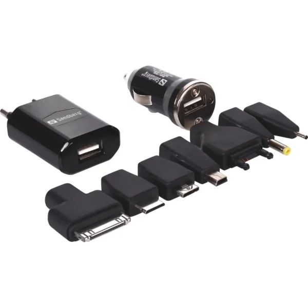 Sandberg Charge Kit AC+Car 1A