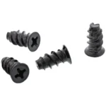 InLine Fan Screws 5.0×10.0mm black 50 pcs.