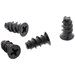 InLine Fan Screws 5.0×10.0mm black 50 pcs.