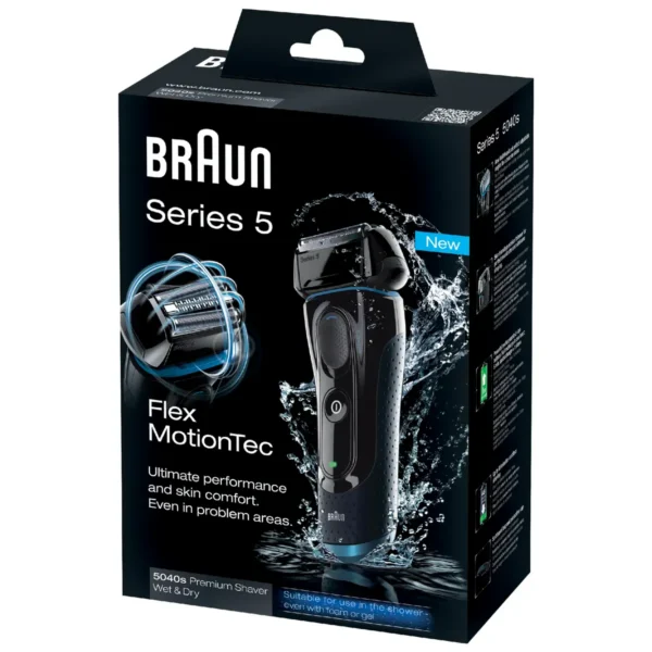 Braun Series 5 5040s shaver with Wet&Dry functionality