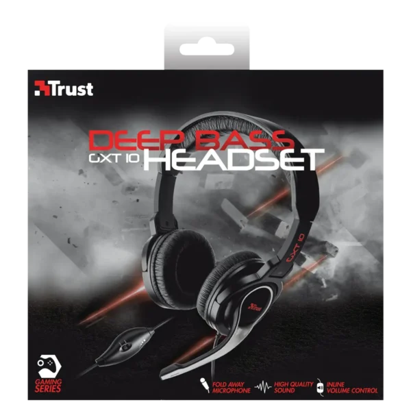 Trust GXT10 Gaming Headset Wired Black